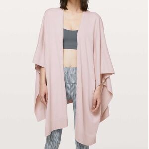 Lululemon Pink Bliss Free to Coast Wrap One Size